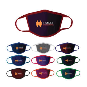 Photo of Full Color Polyester 3 Ply Face Mask Cover   Os