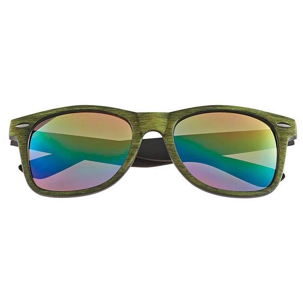 LIME color option for Customizable Mirrored Sunglasses