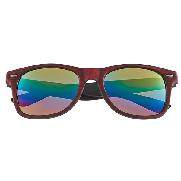 RED color option for Customizable Mirrored Sunglasses
