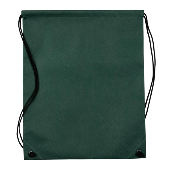 Hunter Green color option for Non Woven Drawstring Knapsack
