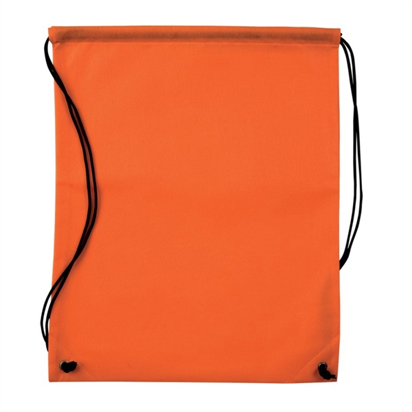 Orange color option for Non Woven Drawstring Knapsack