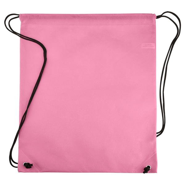 Pink color option for Non Woven Drawstring Knapsack