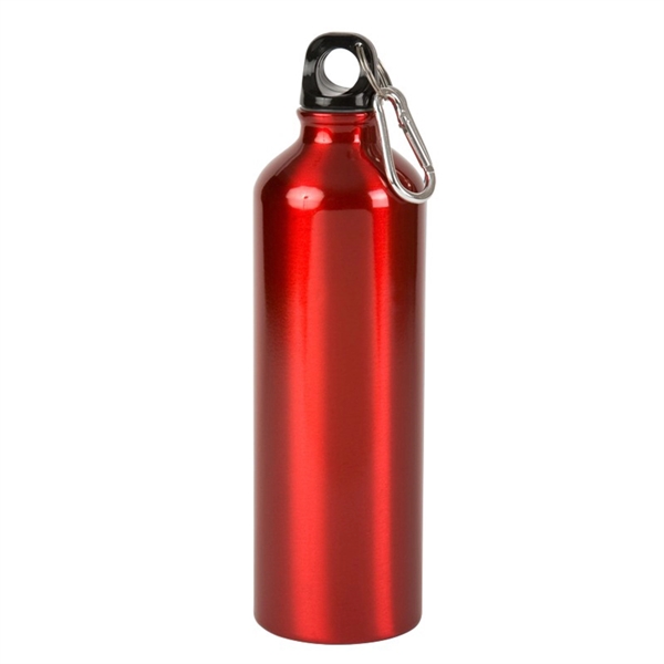 Red color option for 25 Oz. Aluminum Bottle With Carabiner