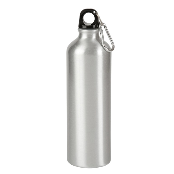 Silver color option for 25 Oz. Aluminum Bottle With Carabiner