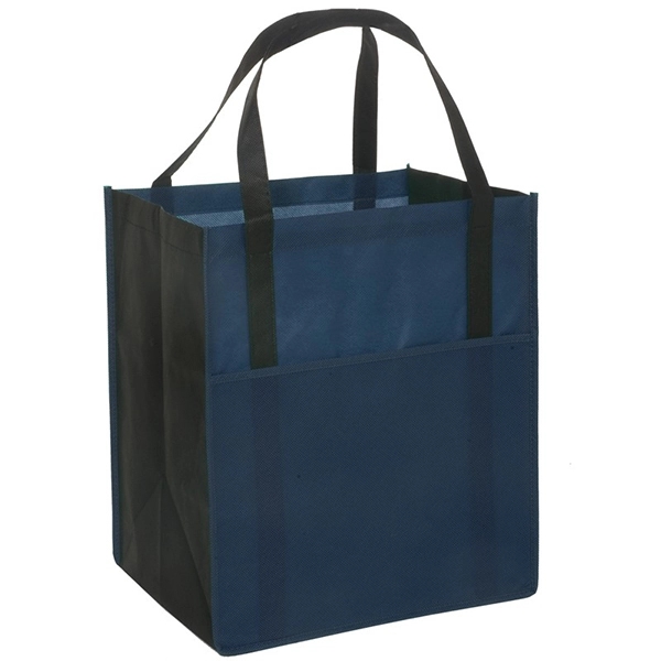Black-Navy color option for Metro Shopper Tote