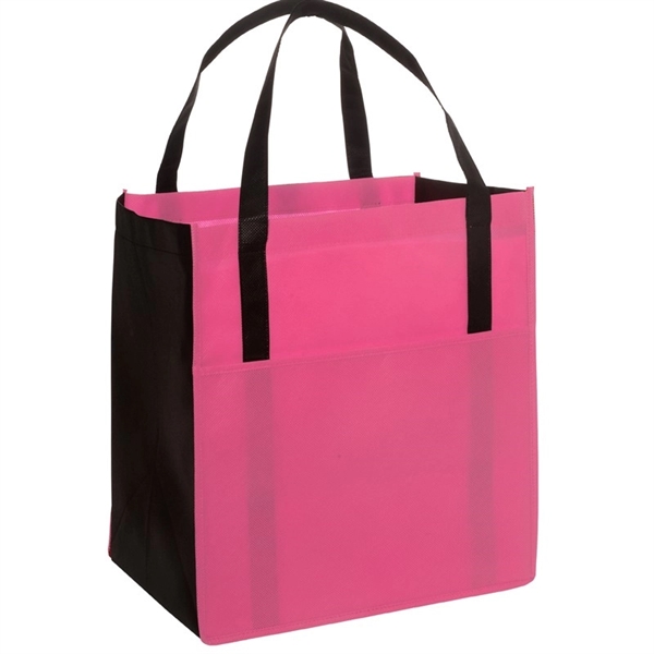 Black-Pink color option for Metro Shopper Tote