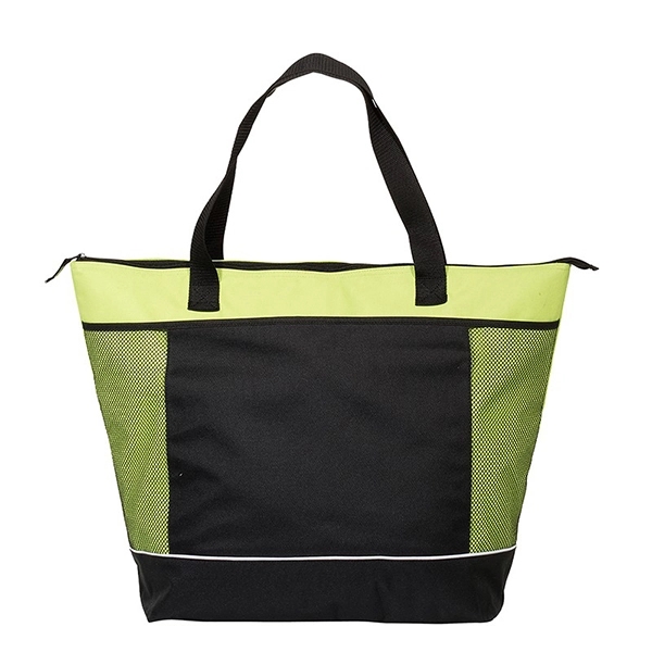 Lime Green color option for Large Insulated Cooler Tote Bag