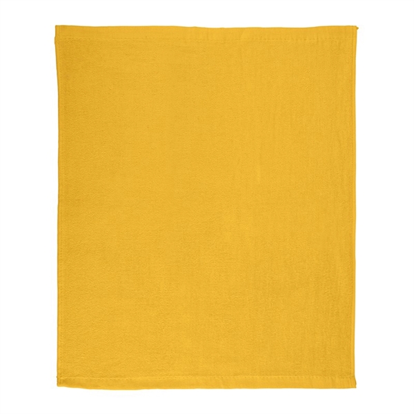 Athletic Gold color option for Hemmed Cotton Rally Towel