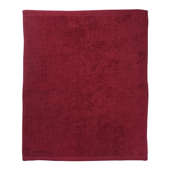 Burgundy color option for Hemmed Cotton Rally Towel