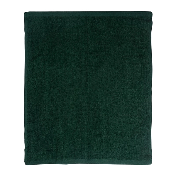 Hunter Green color option for Hemmed Cotton Rally Towel