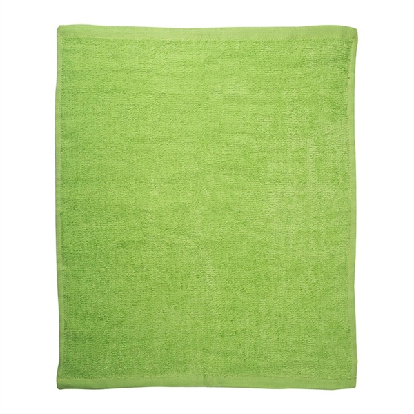 Lime Green color option for Hemmed Cotton Rally Towel