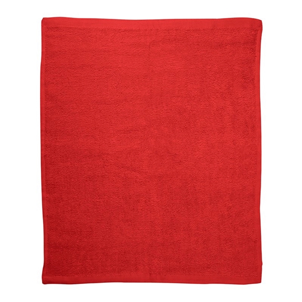 Red color option for Hemmed Cotton Rally Towel