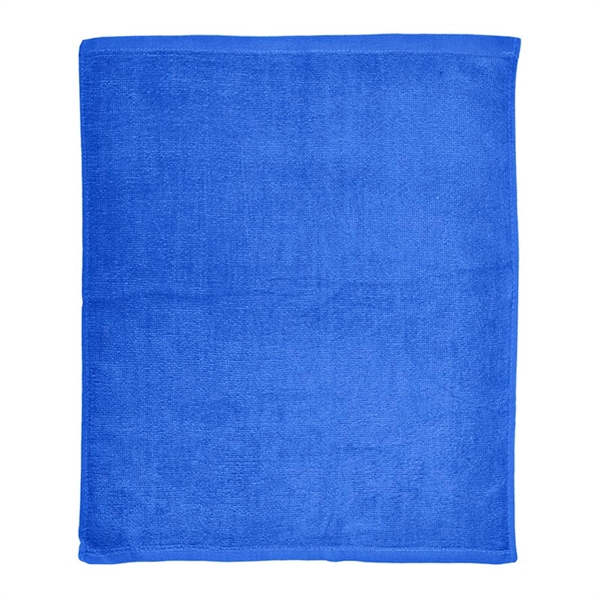 Reflex Blue color option for Hemmed Cotton Rally Towel