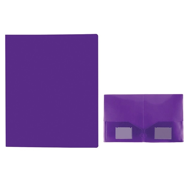 Purple color option for A4 Sized Plastic Folders
