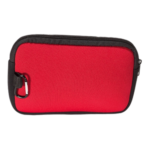 Red color option for Portable Rubber Pouch