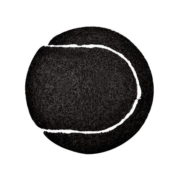 Black color option for Promotional Faux Tennis Ball
