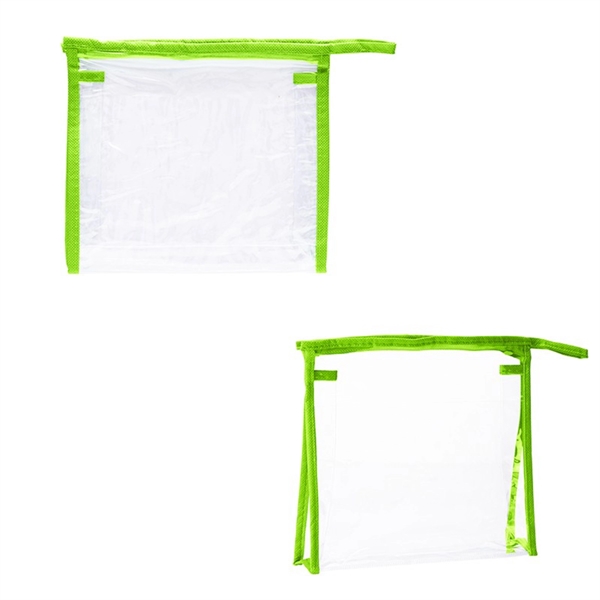 Lime Green color option for Travel Amenities Pouch