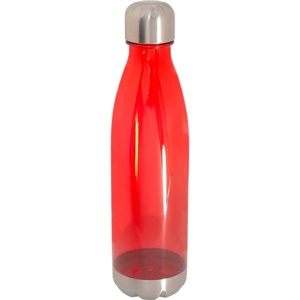 Translucent Red color option for 750 M L Plastic Bottle Eith Tritan Finish