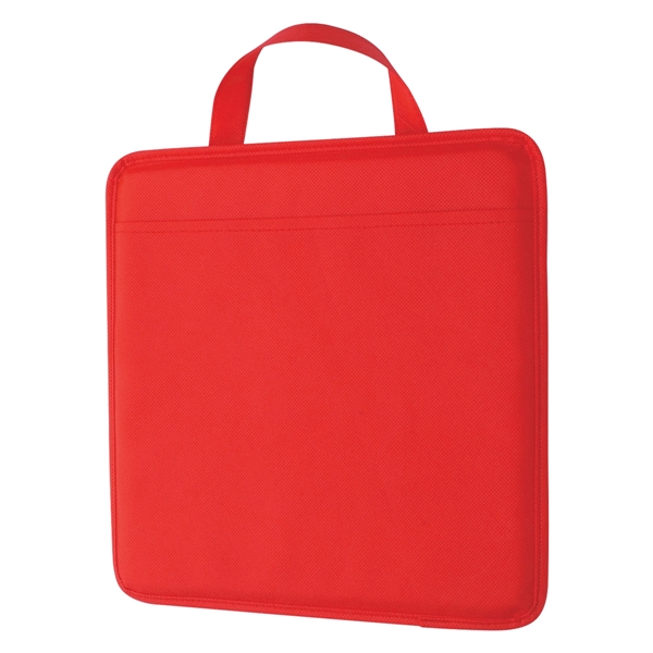Red color option for Plain Stadium Cushion