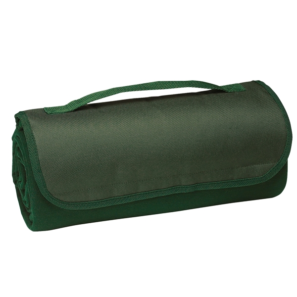 Hunter Green color option for Roll Up Polyester Blanket