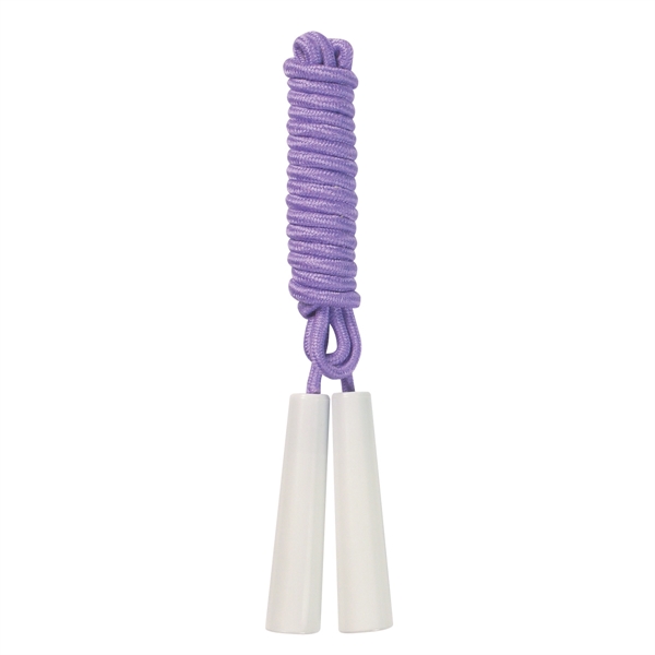 WHITE WITH PURPLE color option for Budget Skipping Rope