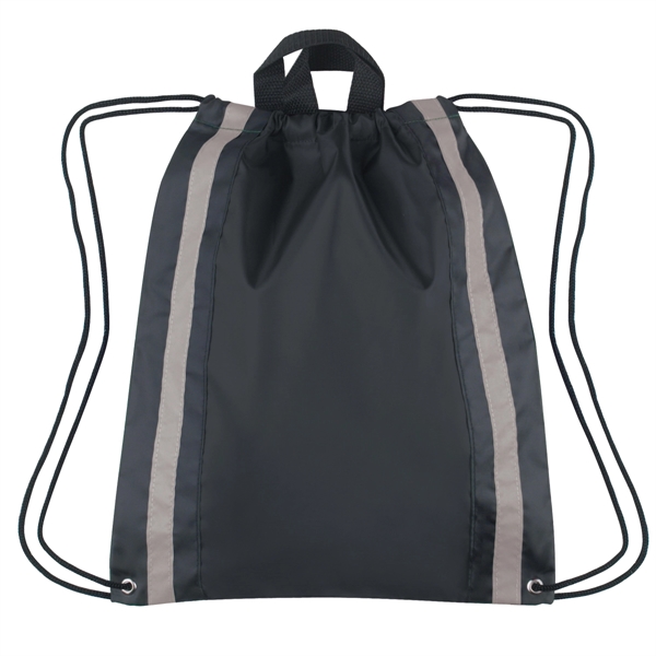 Black color option for Stylish Safety Reflective Sports Bag For Outdoors