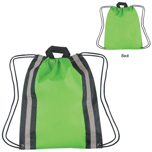 LIME color option for Stylish Safety Reflective Sports Bag For Outdoors
