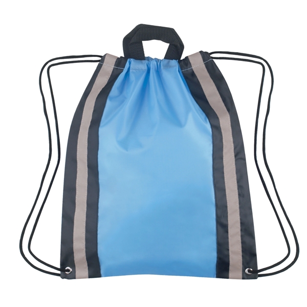 Light Blue color option for Stylish Safety Reflective Sports Bag For Outdoors