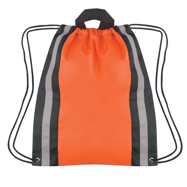 Orange color option for Stylish Safety Reflective Sports Bag For Outdoors