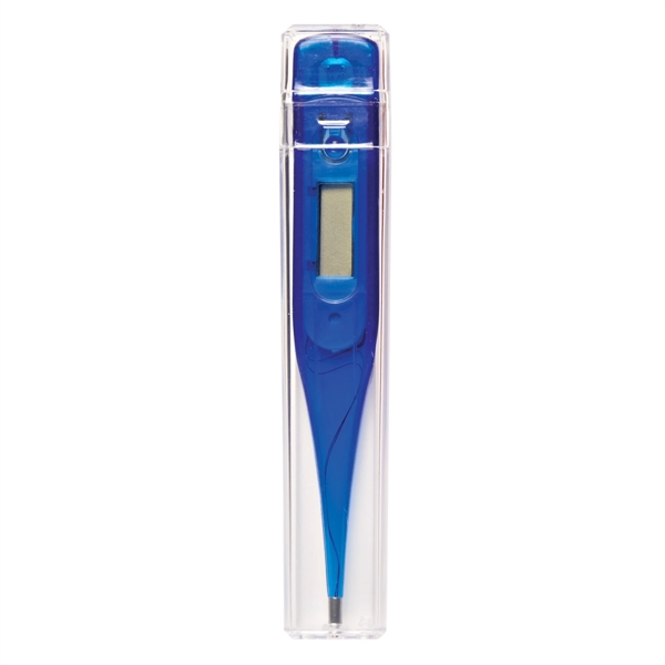 Translucent Blue color option for Thermometer With Digital Display