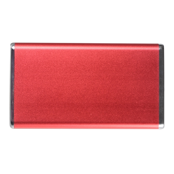 Red color option for Compact And Lightweight 3000 M Ah Power Bank