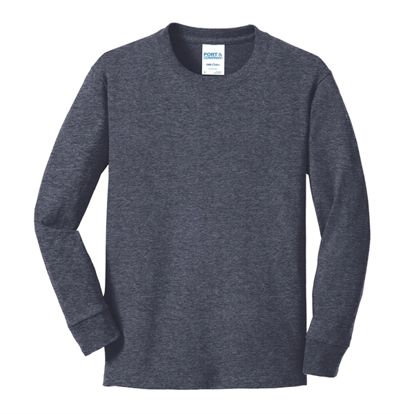 Navy color option for Classic Style Long Sleeve Cotton T Shirt