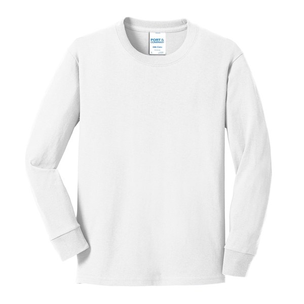 White color option for Classic Style Long Sleeve Cotton T Shirt