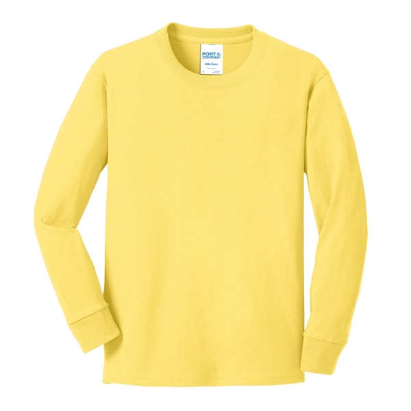 Yellow color option for Classic Style Long Sleeve Cotton T Shirt