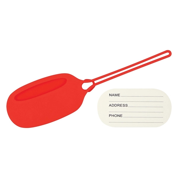 RED color option for Silicon Suitcase Label