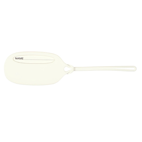 WHITE color option for Silicon Suitcase Label