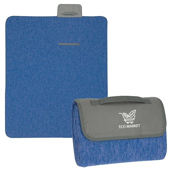 Royal Blue-Gray color option for Foldable Plastic Polymer Blanket