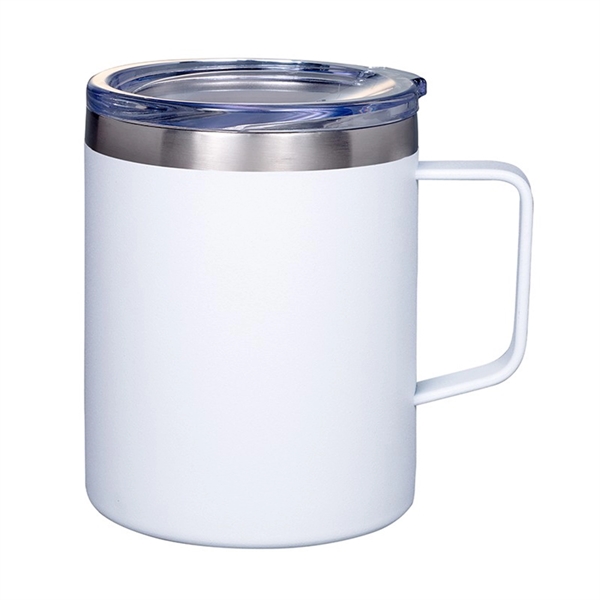 White color option for 12 Oz. Vacuum Insulated Stainless Steel Coffee Mug