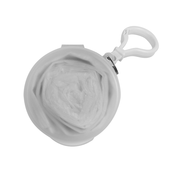 Clear Frosted color option for One Use Plastic Hooded Coat