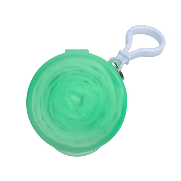 Translucent Lime Green color option for One Use Plastic Hooded Coat