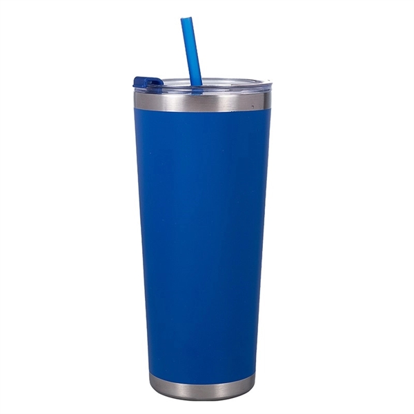 Reflex Blue color option for 20 Oz. Matte Finish Stainless Steel Tumbler