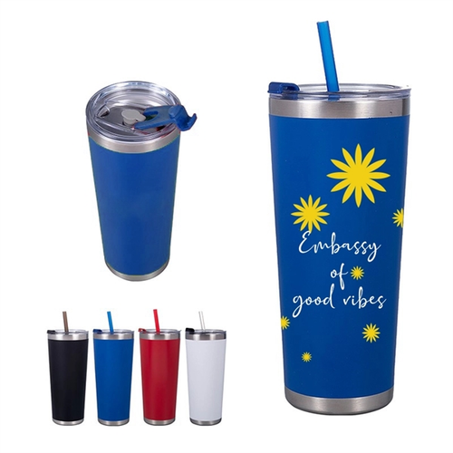 Main photo of 20 Oz. Matte Finish Stainless Steel Tumbler
