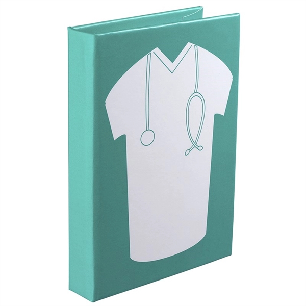 Teal color option for Limited Edition Hard Bound Scrubs Sticky Book