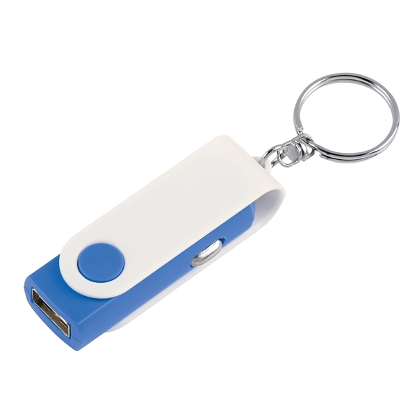 WHITE WITH BLUE color option for Portable Car Adapter