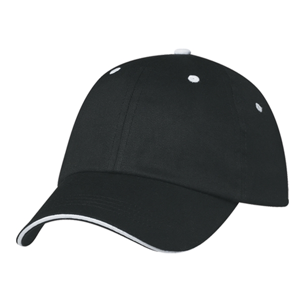 BLACK WITH WHITE color option for Classic Sandwich Visor
