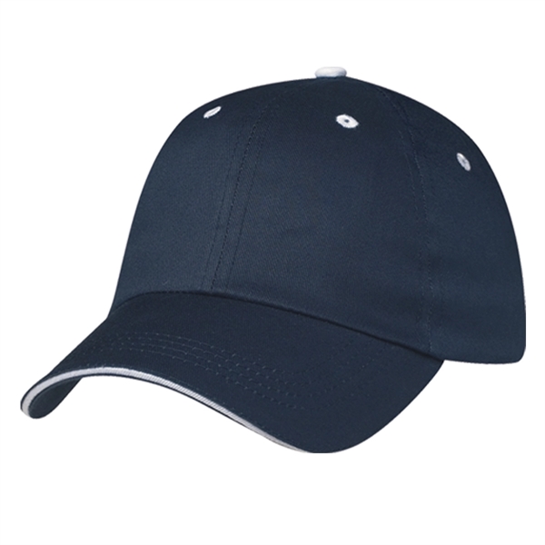 NAVY BLUE WITH WHITE color option for Classic Sandwich Visor