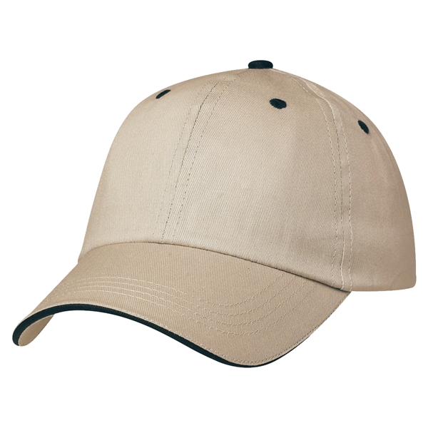 STONE WITH BLACK color option for Classic Sandwich Visor