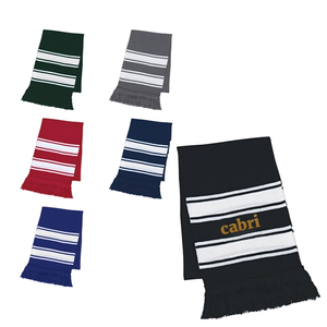 Photo of Knitted Scarf With Fringe