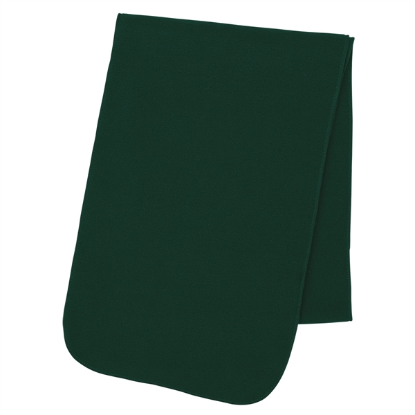FOREST GREEN color option for Winter Fleece Scarf