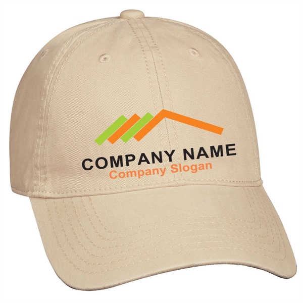 Stone color option for Classic Washed Cotton Cap With 6 Panel